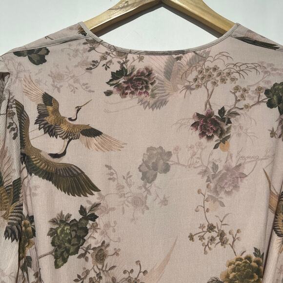 AllSaints Women's Ari Peggy Floral Print Mini  Dresses Multicolor Size US 10 - Picture 10 of 11